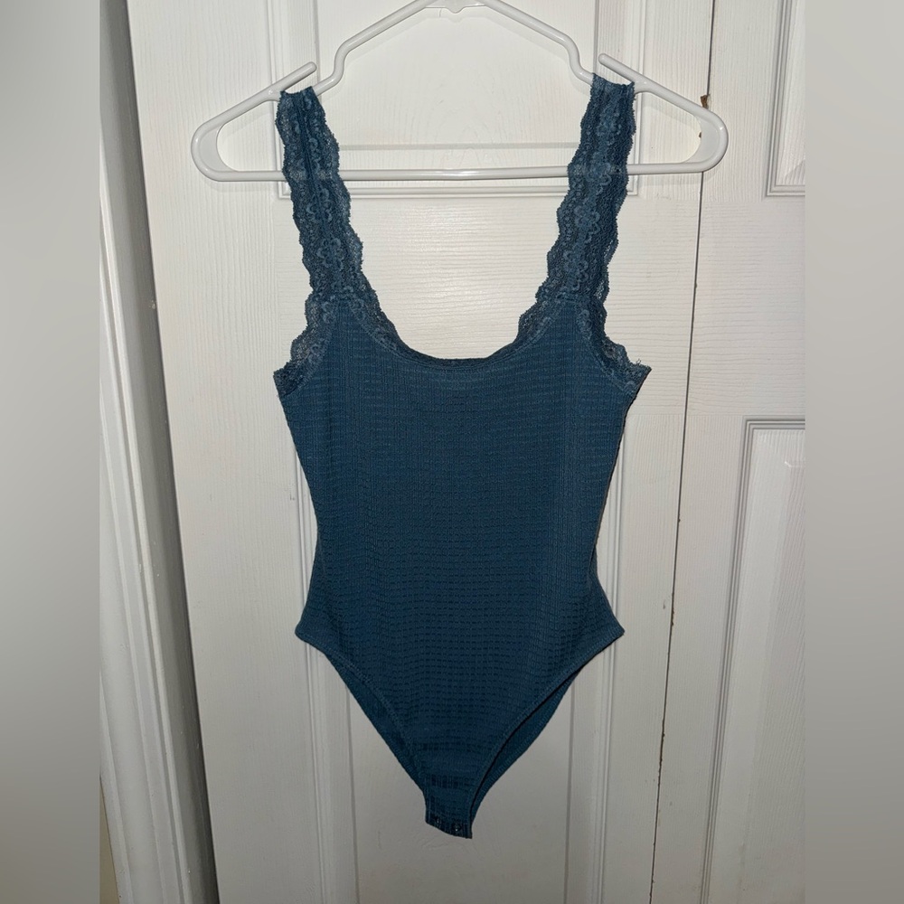 Forever 21 Teal Knit Bodysuit